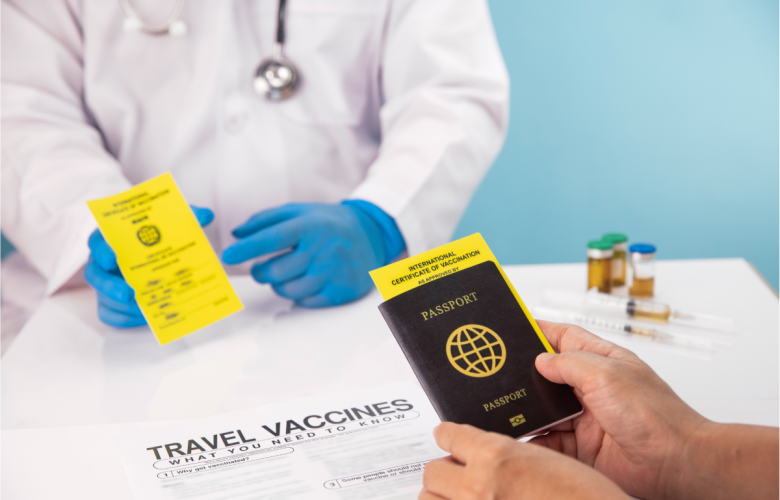 Certificat de vaccination avant le voyage